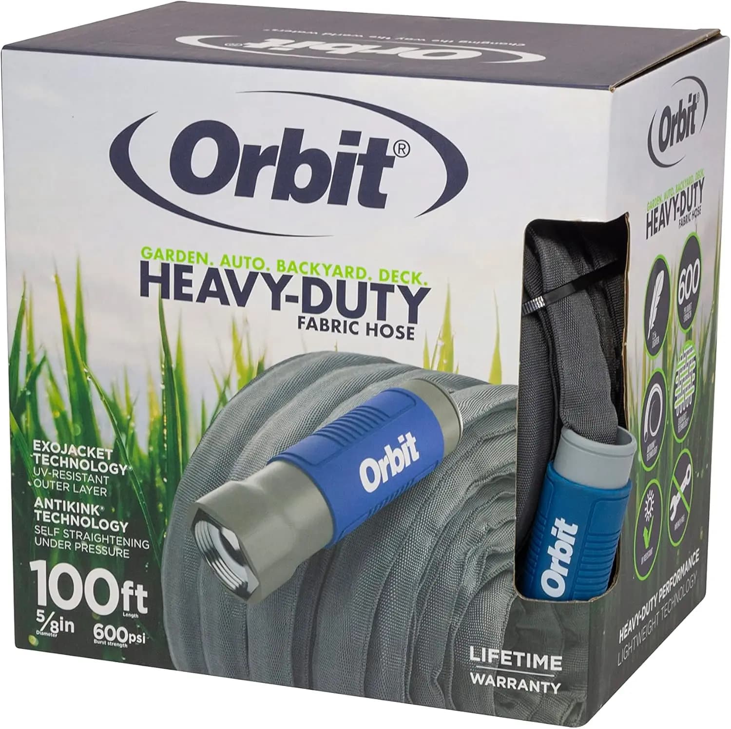 Tubo da Giardino Resistente da 30 Metri, Diametro 1,6 cm per Irrigazione Durevole