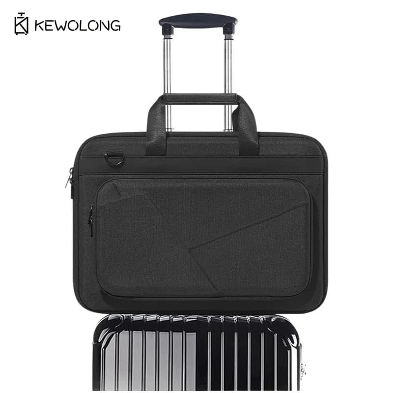 Borsa per laptop per MacBook Pro da 14 pollici, custodia antiurto con guscio rigido in EVA con tracolla, borsa a tracolla per computer