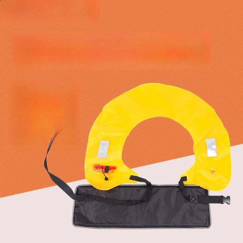 Giubbotto di Salvataggio Gonfiabile Automatico Portatile per Adulti, Gilet da Pesca, Cintura di Salvataggio d'Emergenza, Kit Medico per Imbarcazioni