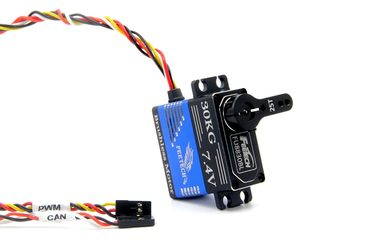 FU8830BL 7.4V 30KG.CM Servo UAVCAN senza spazzole CAN BUS Servo per elicotteri UAV RC/Aerei VTOL/Alie fisse/Drone