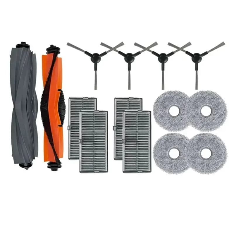 neeney Accessories for X30/S10 Robot Vacuum Cleaners: Main Brush, Side Brush, Filter, Mop, Dust Collection Consumables.
