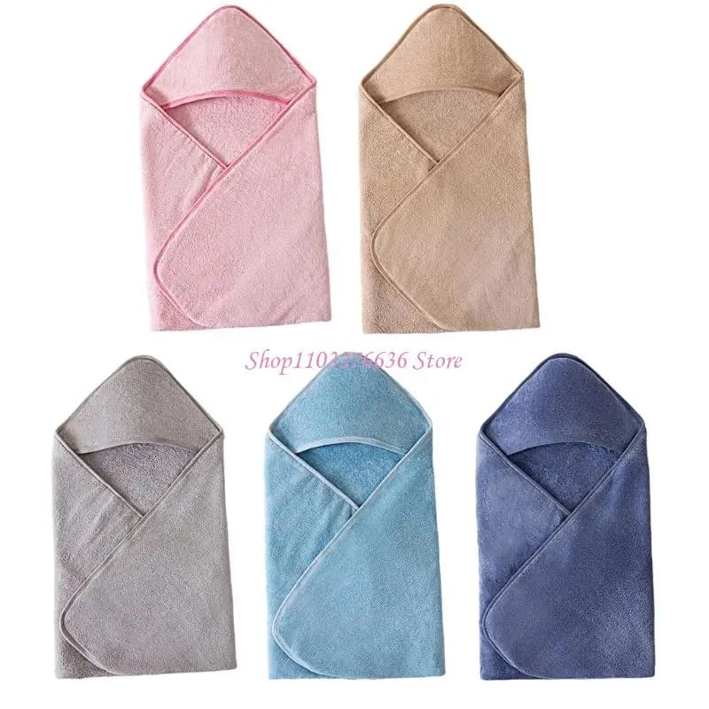 R6FD Asciugamano da bagno con cappuccio per bambini Mantelle traspiranti per bambini Mantelle morbide asciugatura rapida