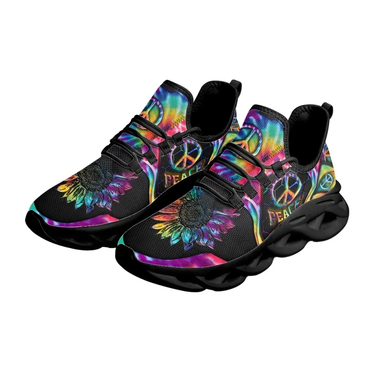 Sneakers Platform Hippie 2023 Nuove Scarpe in Rete per Donna e Uomo Peach and Love Casual Flats con Ammortizzazione ad Aria per Esterni
