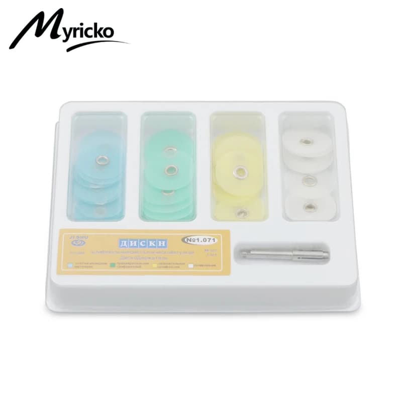 40/80 Pz Dental polishing discs Lordo Contouring Spindle Strips Set Dentali Materials Tooth Whitening Tools