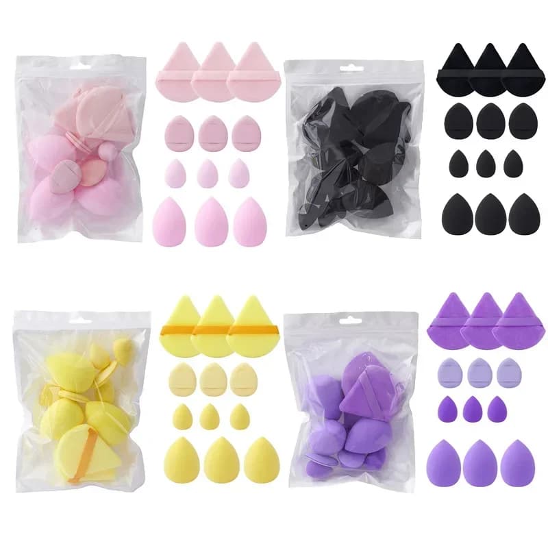 12 pcs makeup sponge blender beauty egg soft cosmetic soft breath foundation sponges powder women beauty tools Make Up accessories