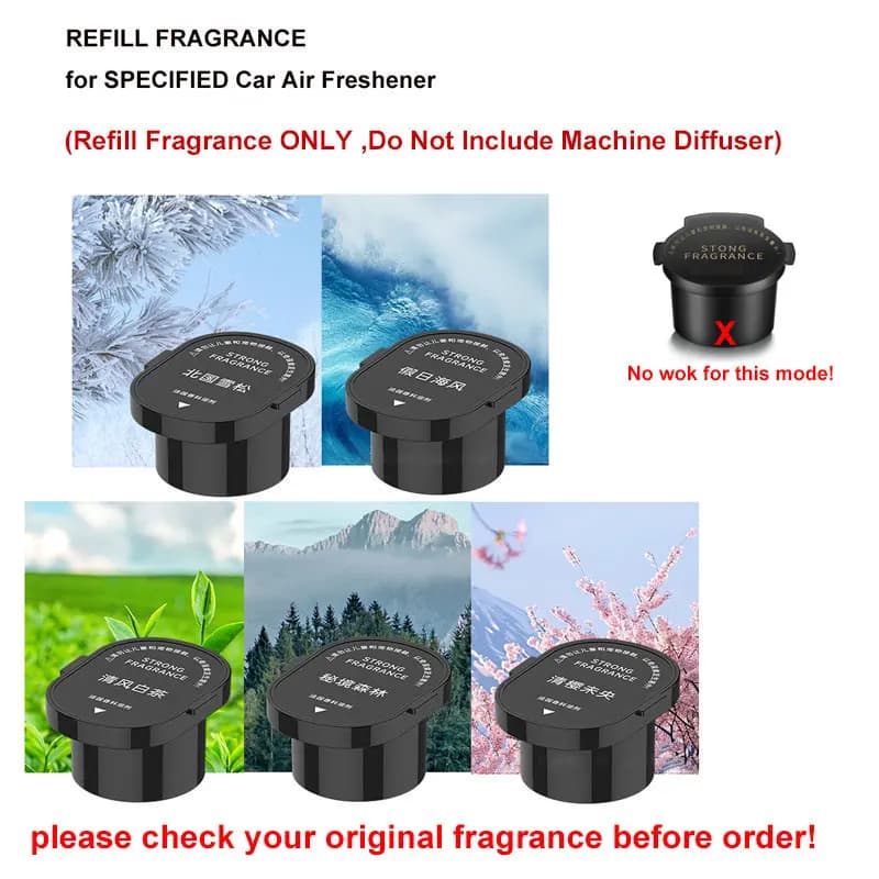 Refill of fragrance for deodorant for specified car New refill kit for aroma diffuser Smart Vichile Cloud Mist
