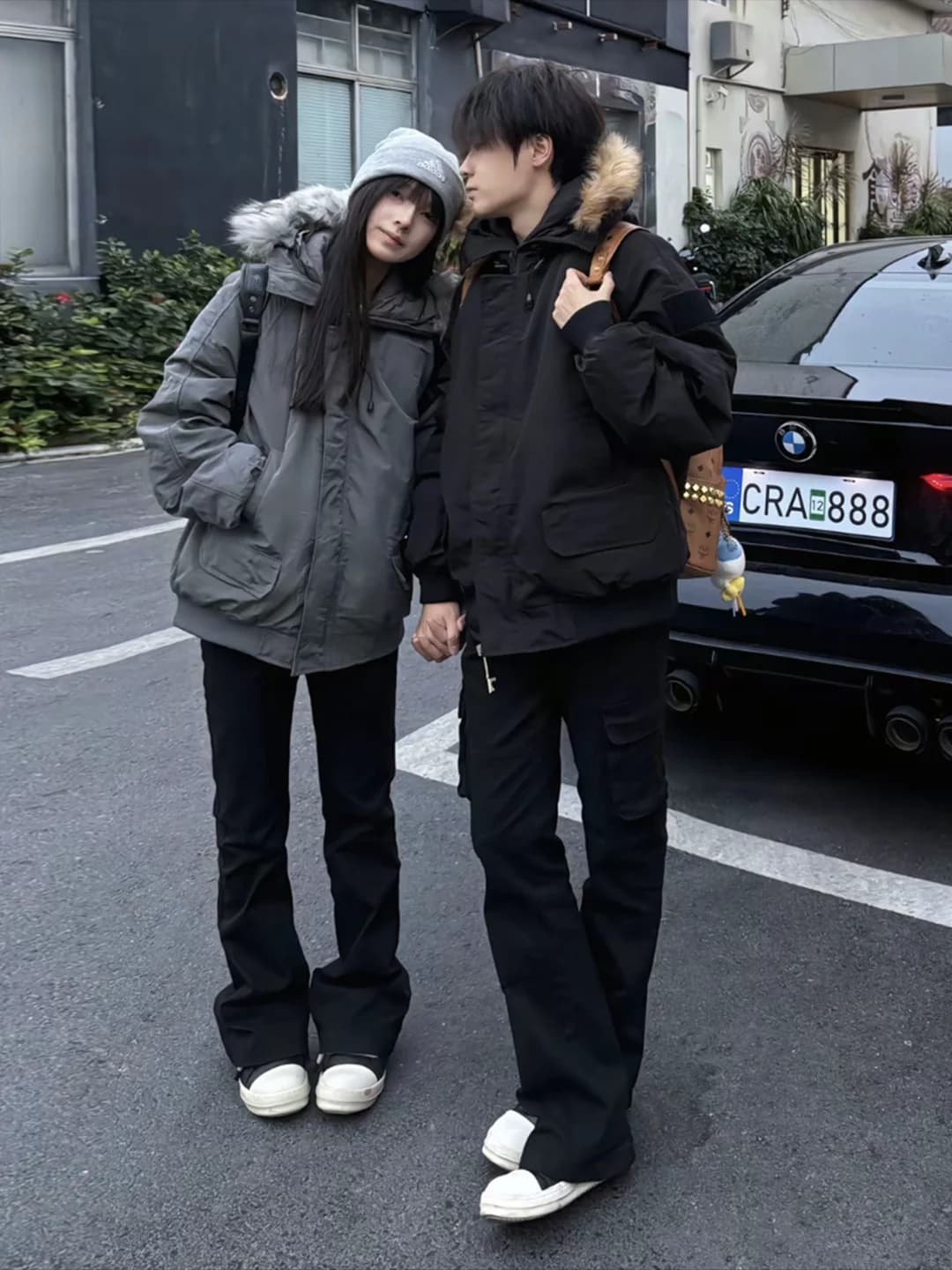 Parka Americano Ispessito con Collo in Pelliccia per Uomo e Donna, Giacca Invernale Calda in Cotone Stile Cleanfit