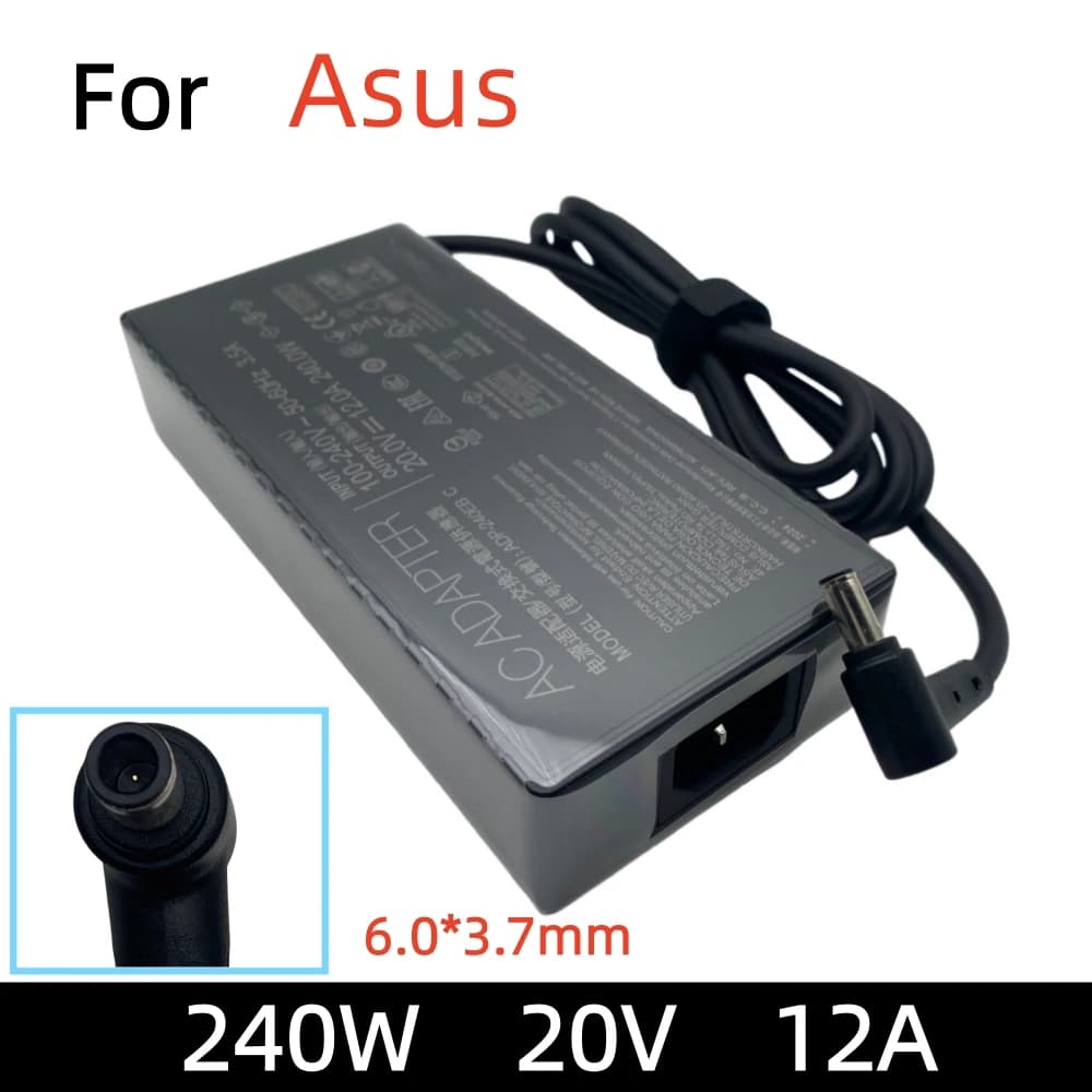 ADP-240EB B 240W 20V 12A Adapter For Asus ROG Zephyrus Duo 15 SE (GX551QM) M16 S15 S17 GX701LXS GX701LWS GX701LV Laptop Charger