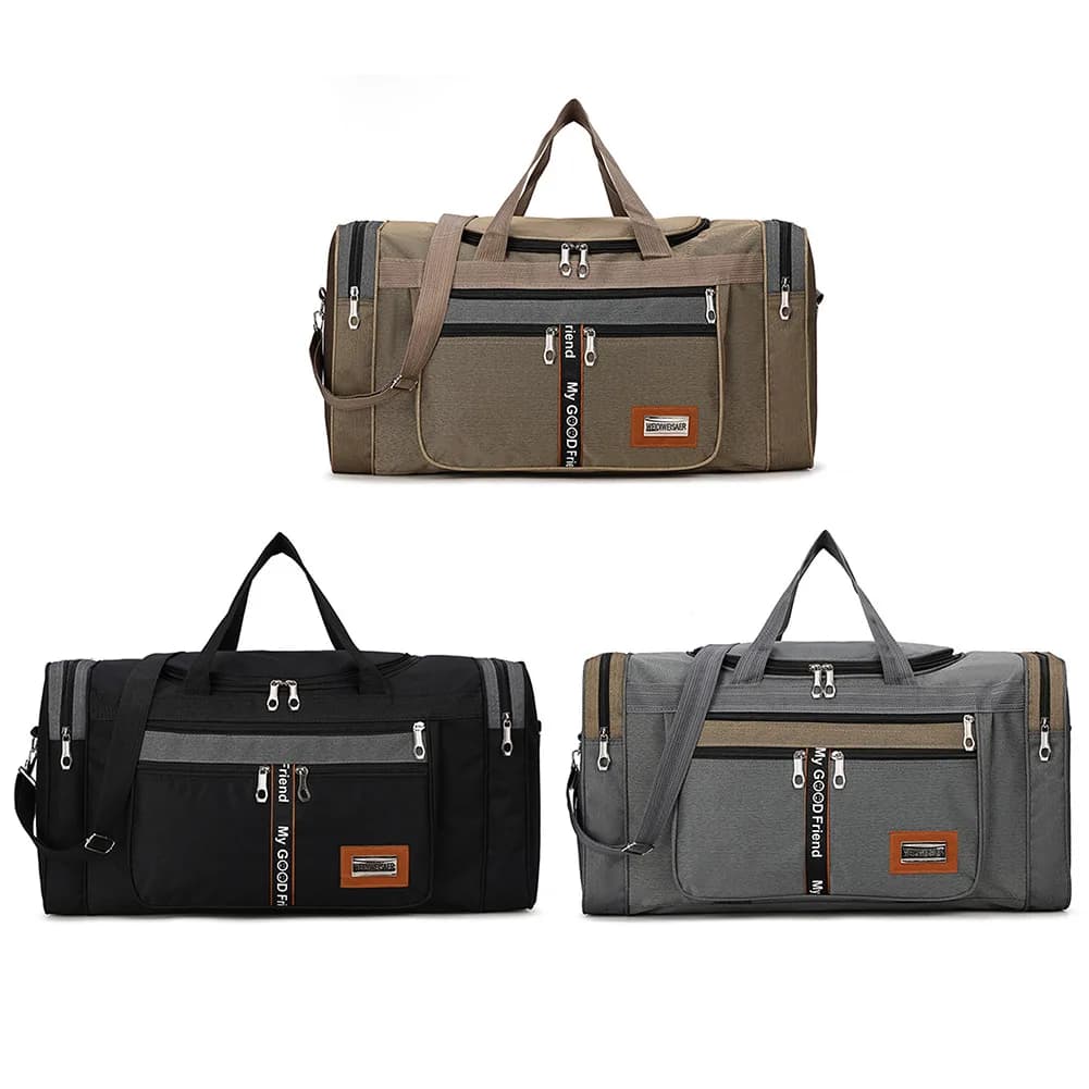 Oxford Portable Gym Bags Large Capacity Yoga Sports Backpack Waterproof Multifunctional Wear-resistant with Zipper for Men Women
