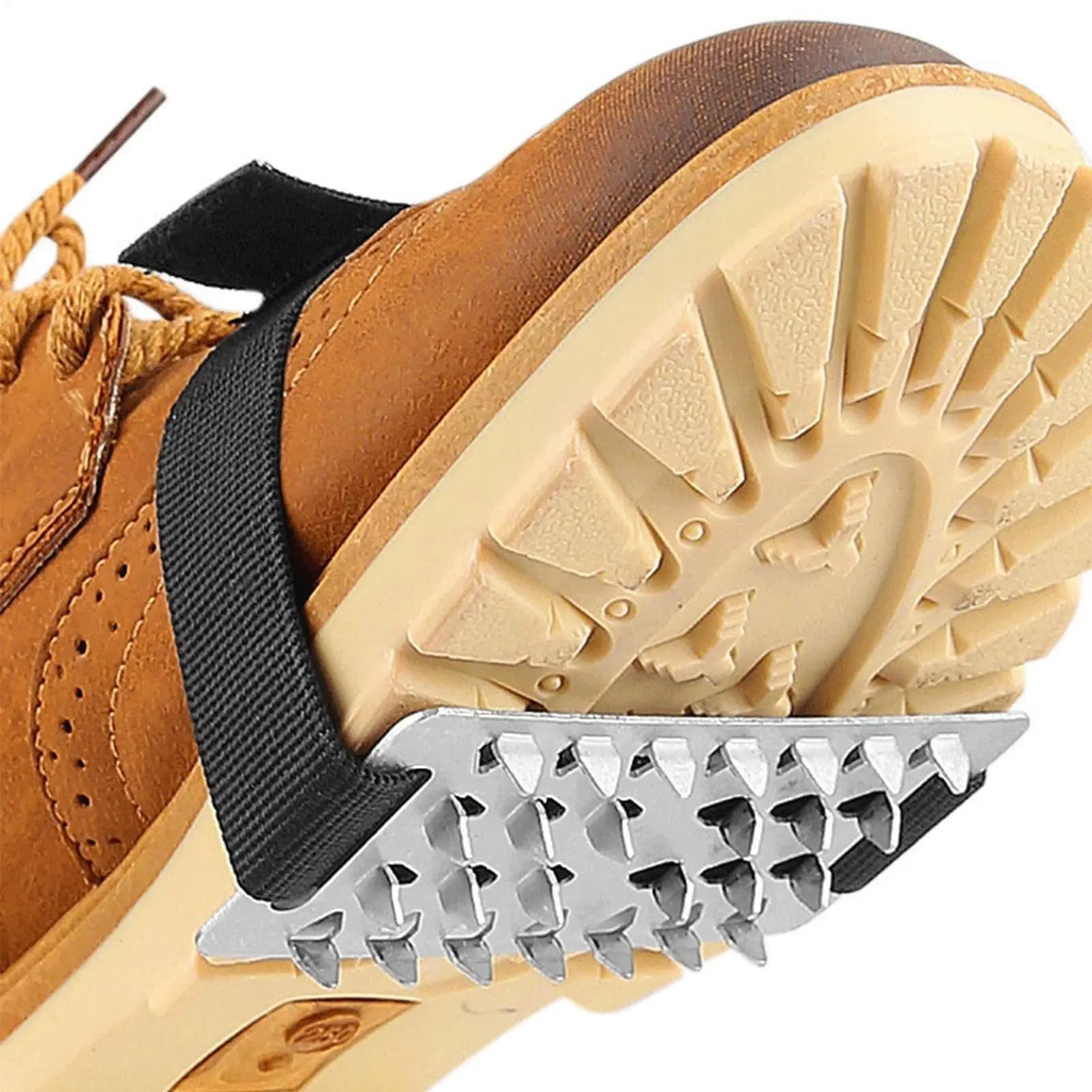 Ramponi a 26 denti per scarpe, antiscivolo in acciaio inossidabile, per escursioni e arrampicate all'aperto