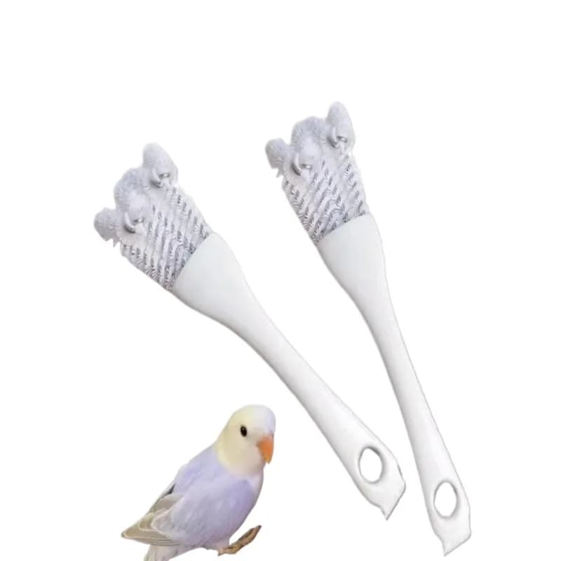Birdcage cleaning brush, fecal cleaning shovel, multi-functional parrot cage cleaning artifact, cage bird supplies