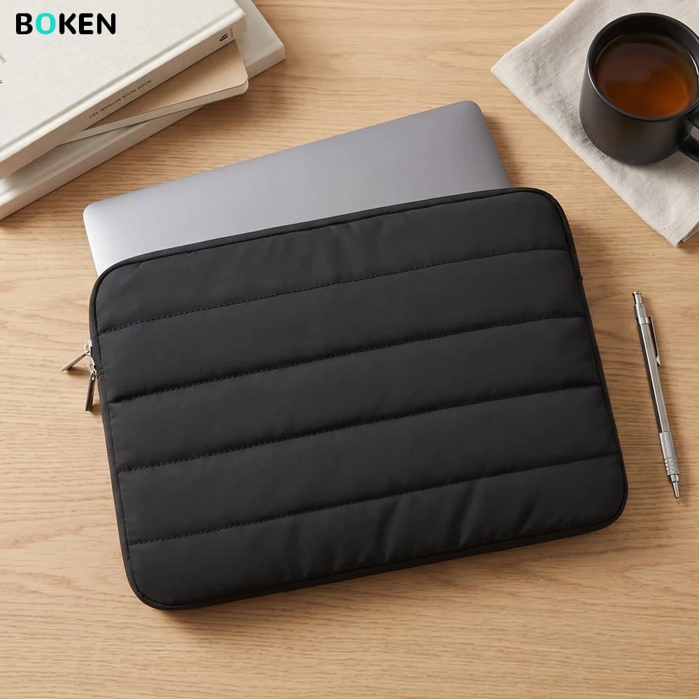 Custodia imbottita per laptop 13.3 15 16 pollici per MacBook Air Pro/Neo M5 Dell HP Lenovo, cover leggera per computer, borsa antiurto per laptop