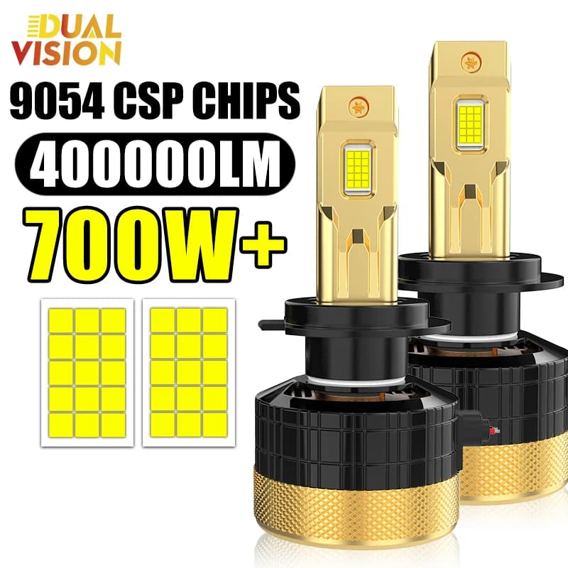 400000 LM H7 Faro LED 30PCS 9054 CSP H4 H11 H1 H8 HB3 HB4 9005 9006 9012 HIR2 H9 H16 Canbus Luci per auto 700W Super Luminoso 12V