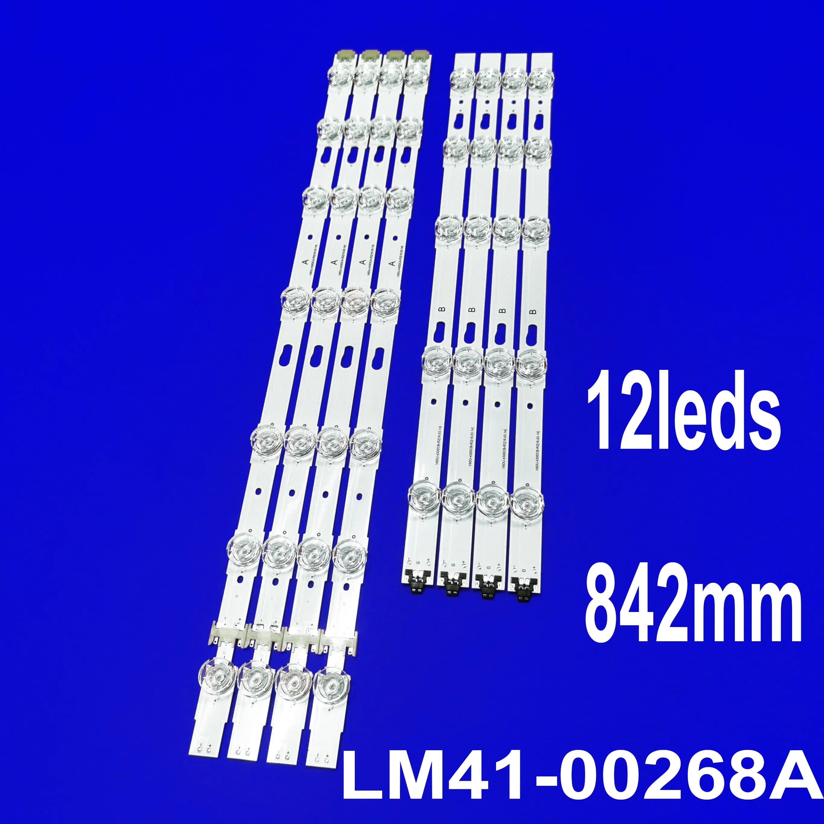 Striscia LED per UE43KU6000K UE43MU6105K CY-GK043HGAV1H UN43MU6270 UN43KU6290 UN43KU6270 UE43MU7000 LM41-00268A LM41-00269A
