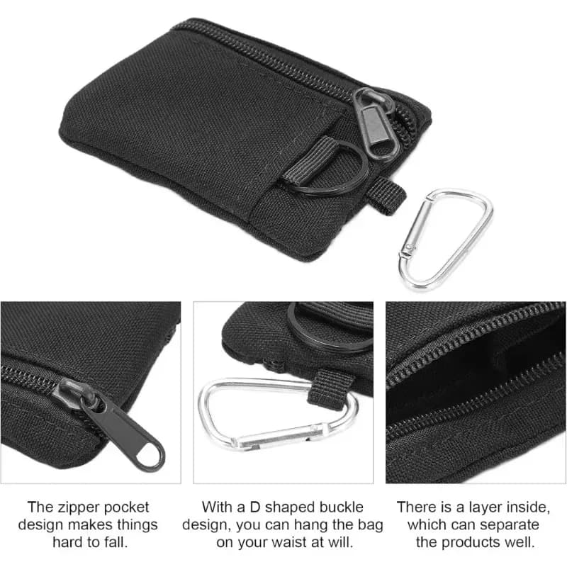 Waist Bag EDC Tactical Waist Bag Outdoor Wallet Hinge Military Waist Bag