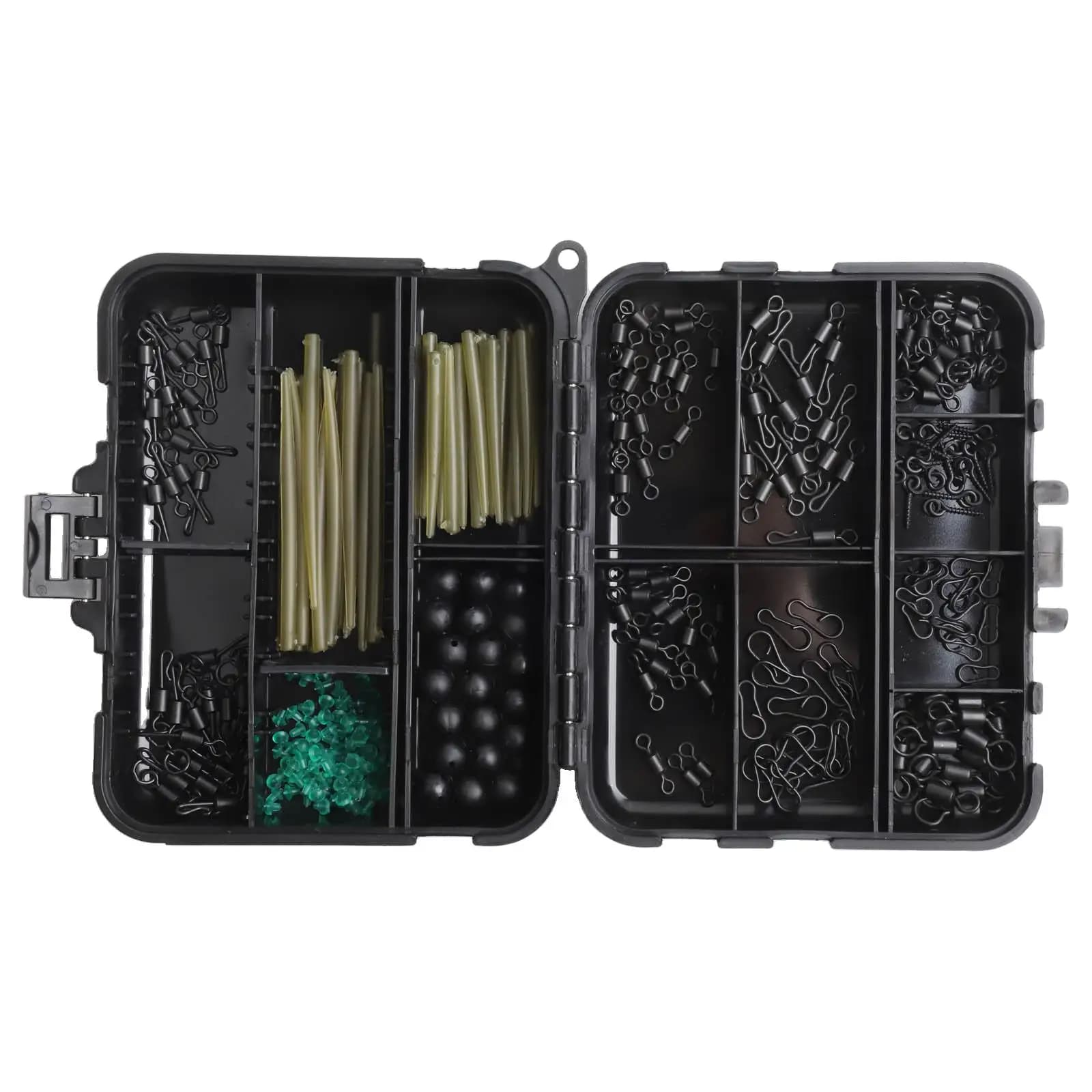 Fishing Equipment Kit 301 Pieces, Carpet Fishing Accessories Included Clips, Spins and Loose Fishing Ames