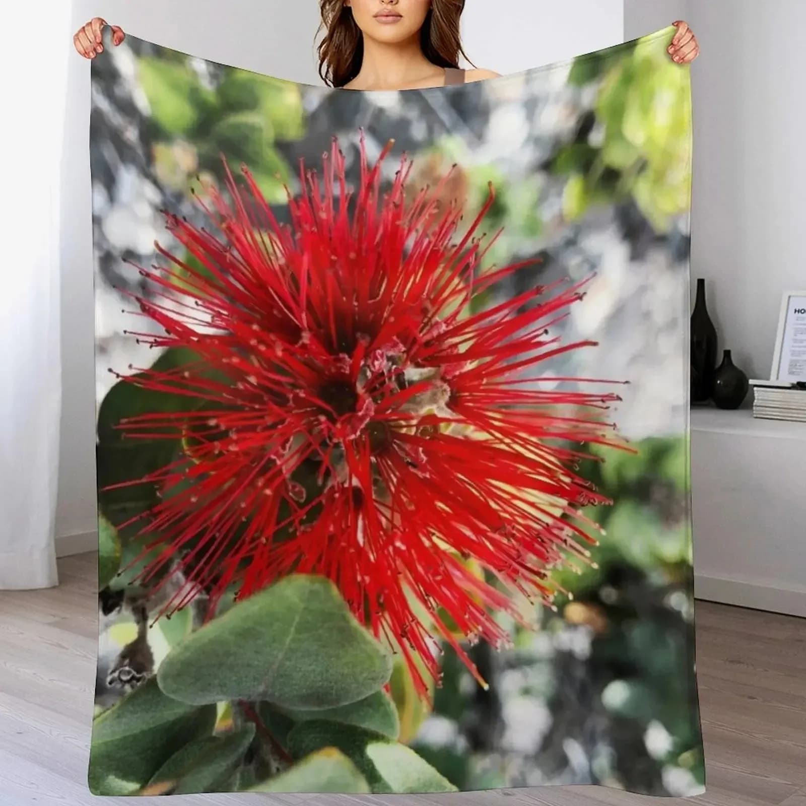 Ohia Lehua Cover for sofa, sleeping bag, sofa covers, warm blankets for winter
