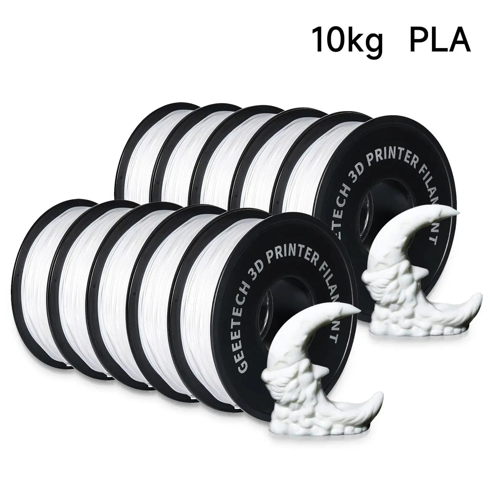 Geetech Filament PLA made of 10 kg plastic for 3D printer 1,75 mm, without shells, 3D printing wire materials