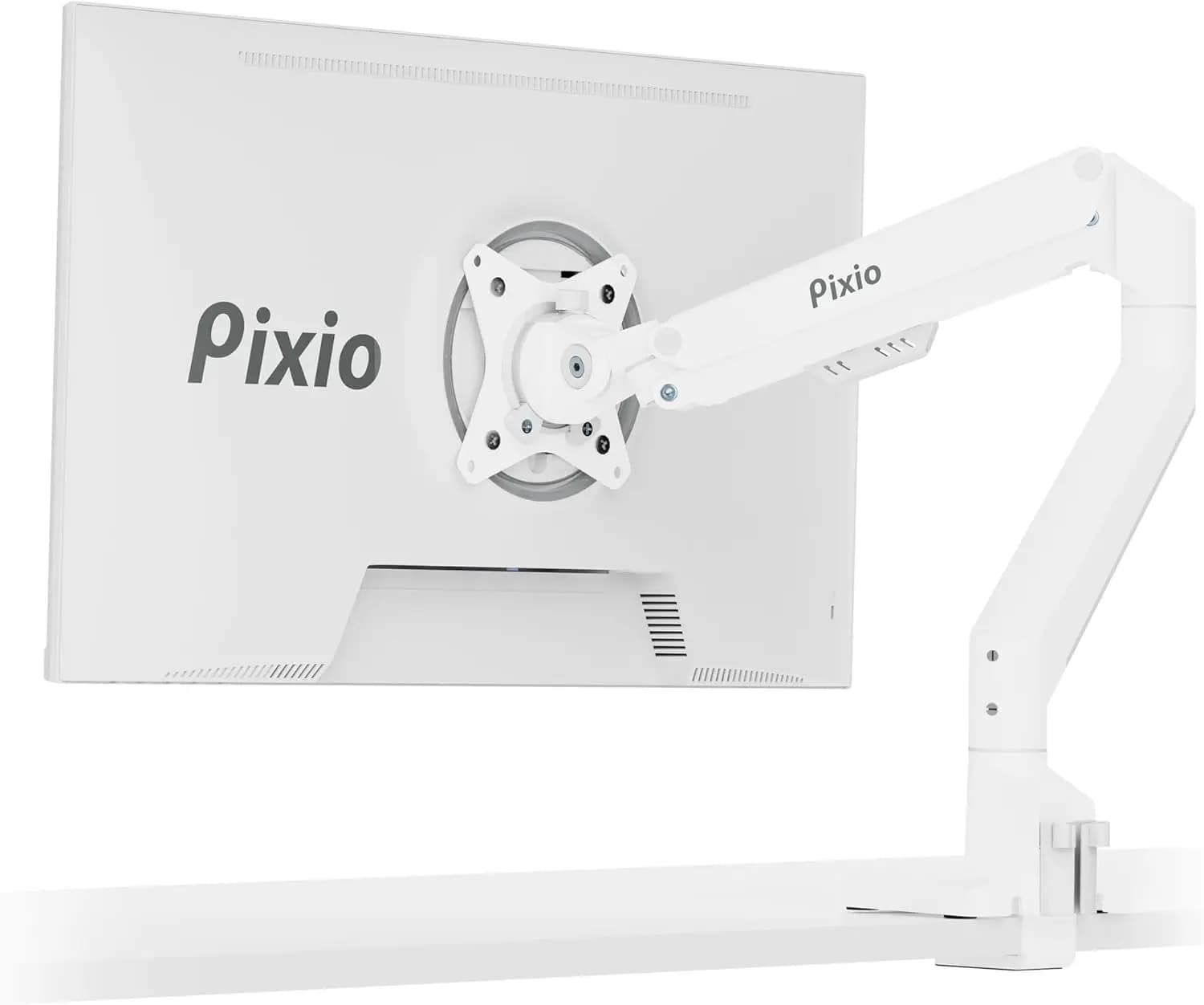 32 inch single monitor desk, VESA compatible with cable management