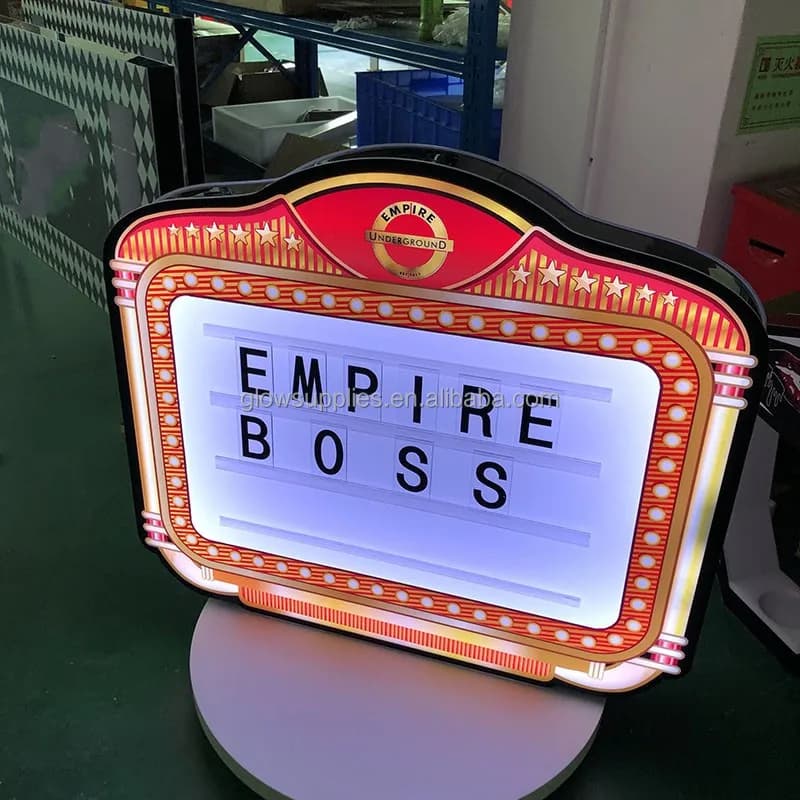 Insegna al Neon LED Personalizzabile 70*80CM, Grande Formato, per Servizio Bottiglie VIP, Tabellone Messaggi con Logo Personalizzato per Feste e Discoteche
