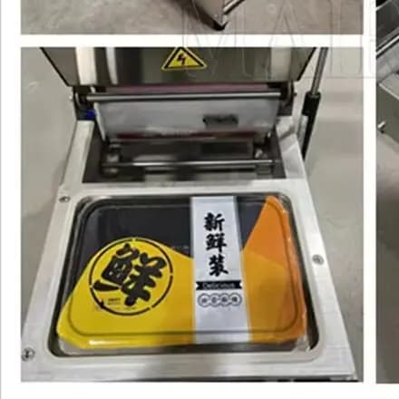 Sigillatrice Manuale Commerciale LXT per Contenitori Alimentari, Pressa a Caldo per Vaschette Fast Food