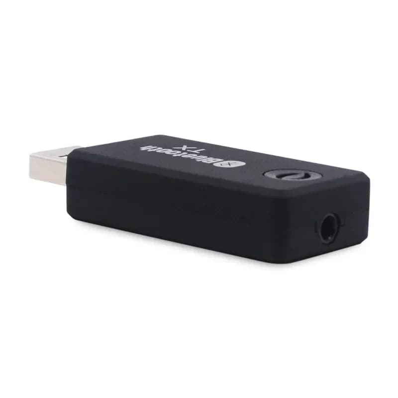 Adattatore USB Bluetooth 4.0 wireless da 2 pezzi per computer, altoparlante per PC, ricevitore audio Bluetooth wireless, trasmettitore da 3,5 mm