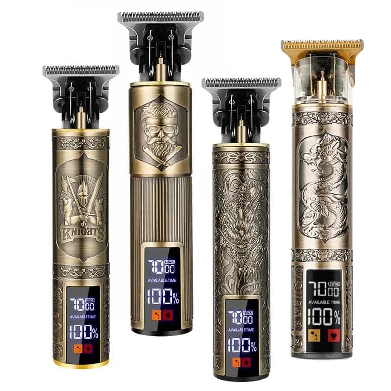 Novità 2026! Tagliacapelli Vintage T9, Regolabarba, Trimmer per Peli del Corpo, Macchina Elettrica per Taglio Capelli Uomo, Rasoio da Barbiere