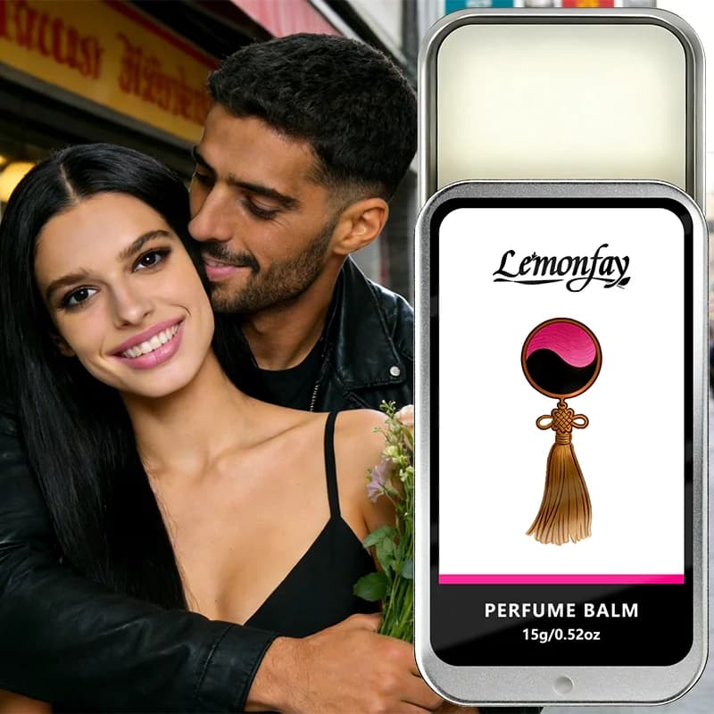 Lemonfay scented balm for women, long lasting fragrance, portable 15g/0.52oz, perfect for appointments and daily use