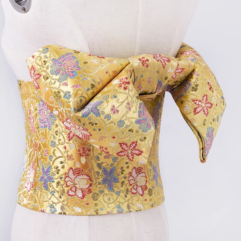 Elegant Kimono Waist Belt with Knots Multiple Designs for Bathrobe Photography Traditional Japanese Waist Chain