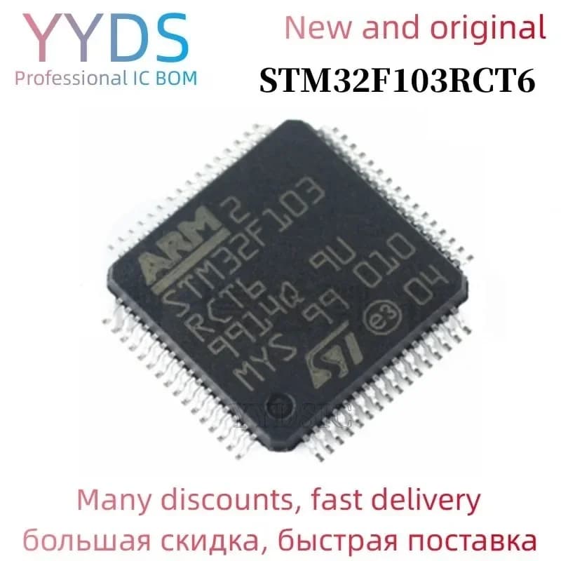 1 pz STM32F103RCT6 STM32F103 Il patch microcontrollori a 32 bit CORTEXM3 256 k chip di memoria flash QFP in magazzino