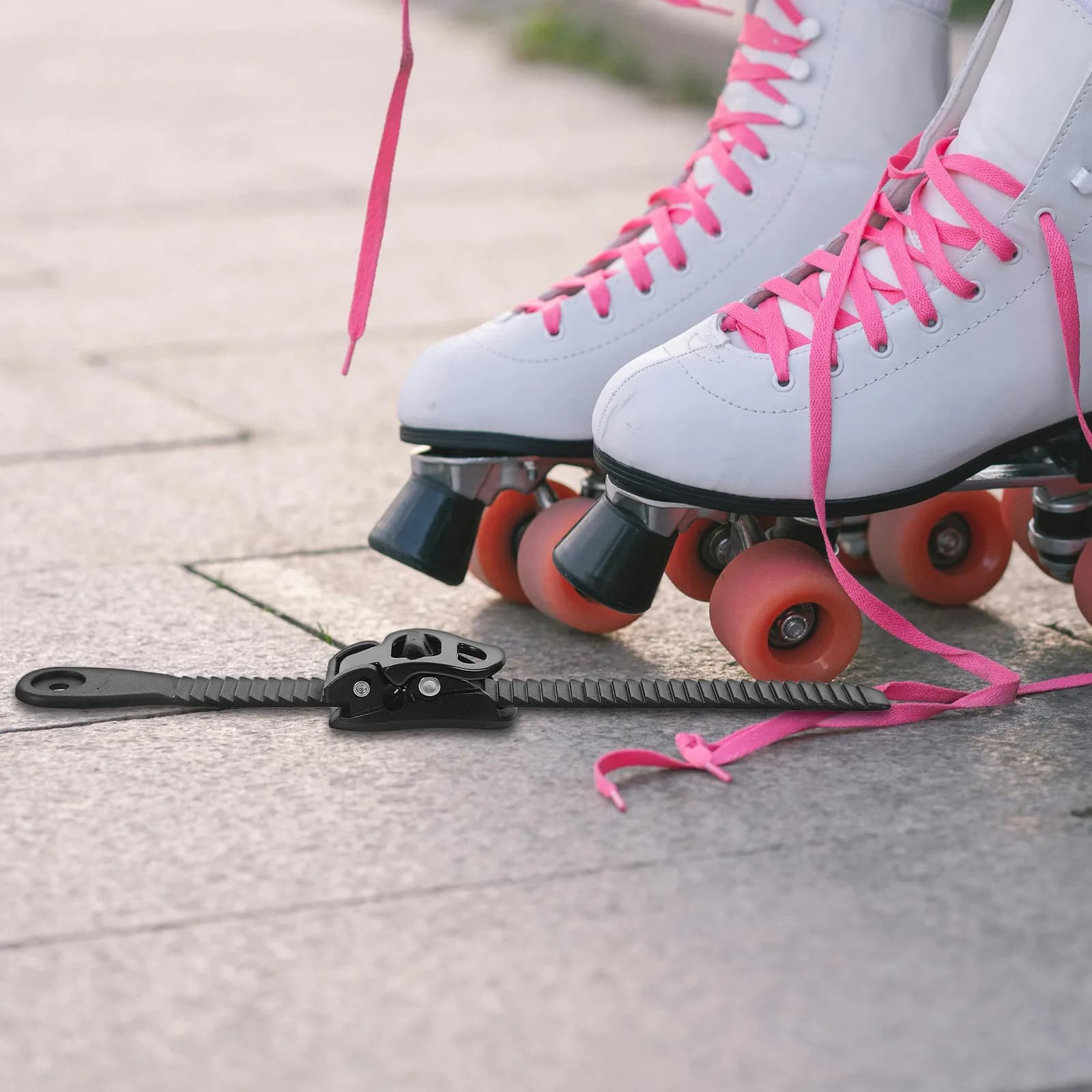 2 Sets Adjustable Fixed Buckle Straps Ice Skating Accessories Adult Roller Skates