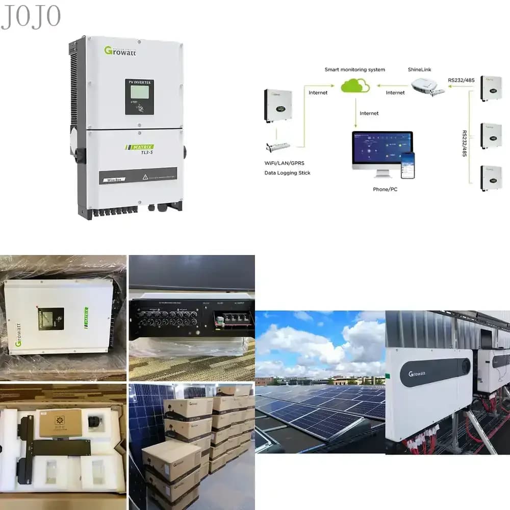 Inverter Intelligente DC/AC a Onda Sinusoidale Pura 8000W 30000W 50000W Convertitore di Potenza per Pannelli Solari