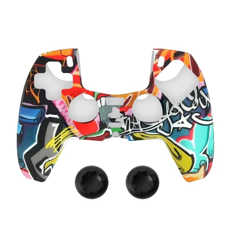 Custodia antiscivolo in silicone DATA FROG per controller PS5, accessorio per gamepad con pelle protettiva mimetica