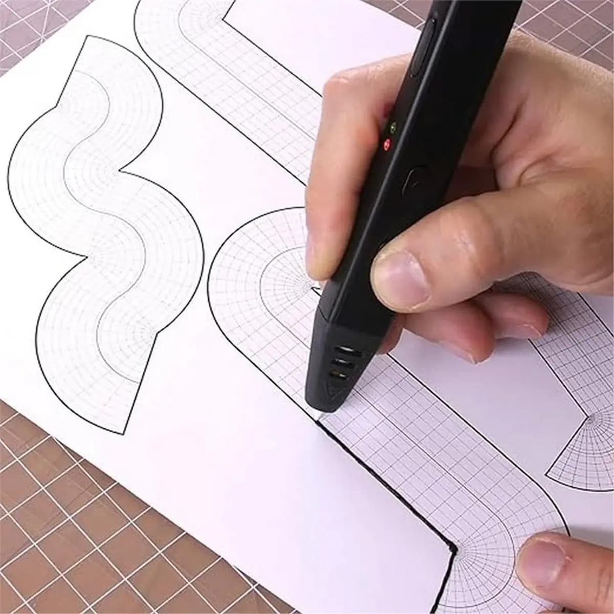 3D N94R Pen with OLED Display, 3D Printing Pen with PLA Filament for Drawing and Creating