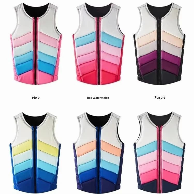 Factory Wholesale Life Jacket Surfing Buoyancy Aid Life Vest Fishing Boat Large Buoyancy Anti-collision Female