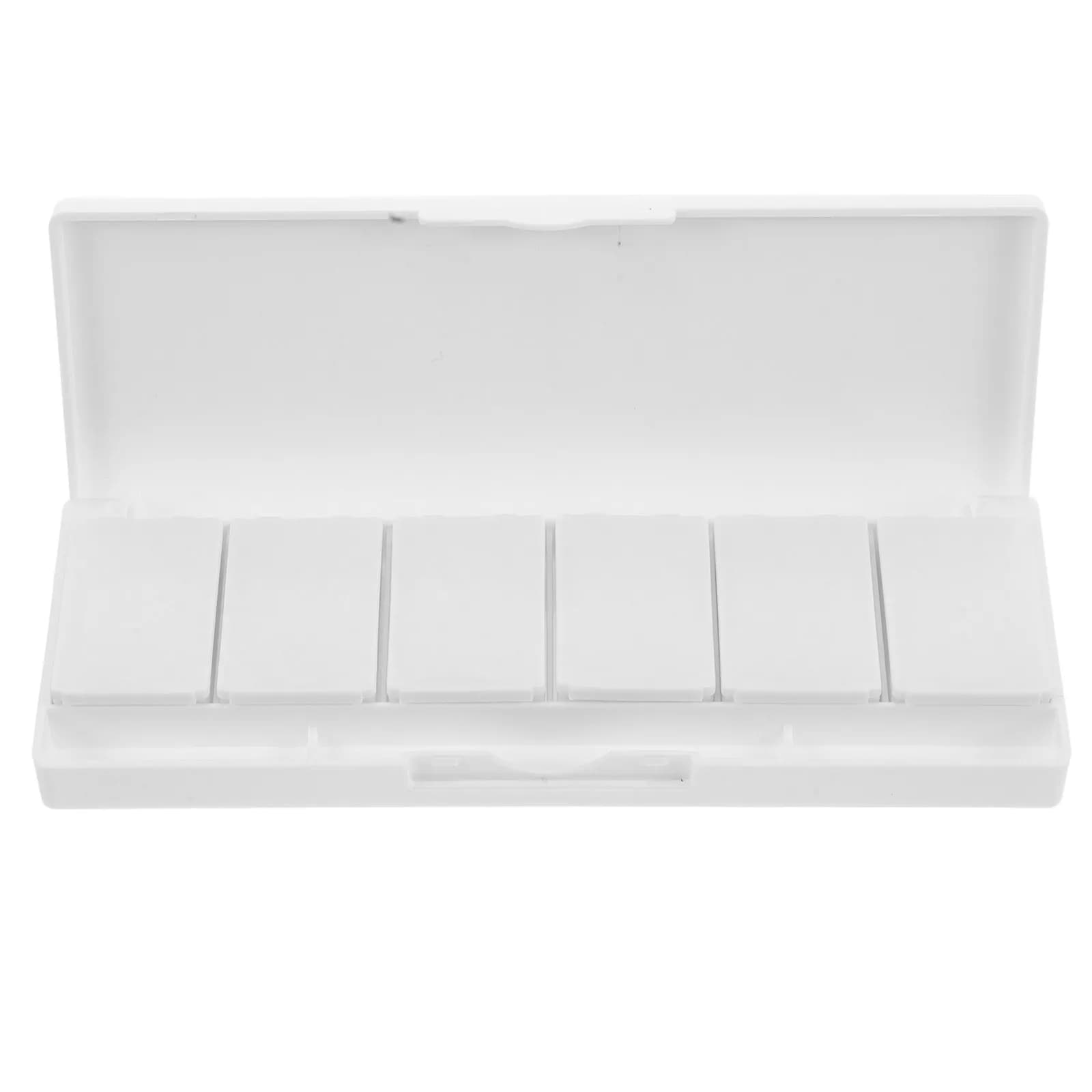 Empty Trick Palettes at 6 Fa-da-te parts, Foldable Portable Box for Umbrellas, Watercolors, Blush and Rossetti, Ideal for Travel and Artistic Projects