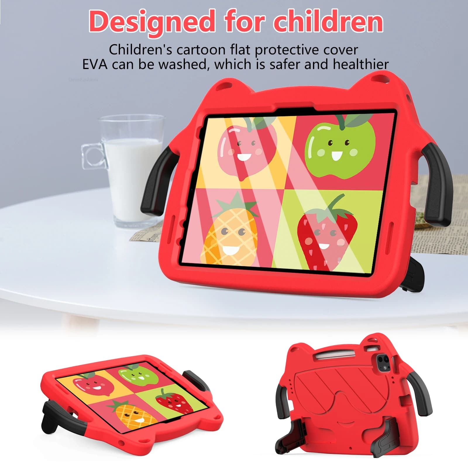 Custodia Protettiva EVA per Bambini con Supporto per Samsung A11 Plus A9 Plus S6 10.5 Tab A8 A7 A A7 Lite A 8 Tab A11 A9 X110N