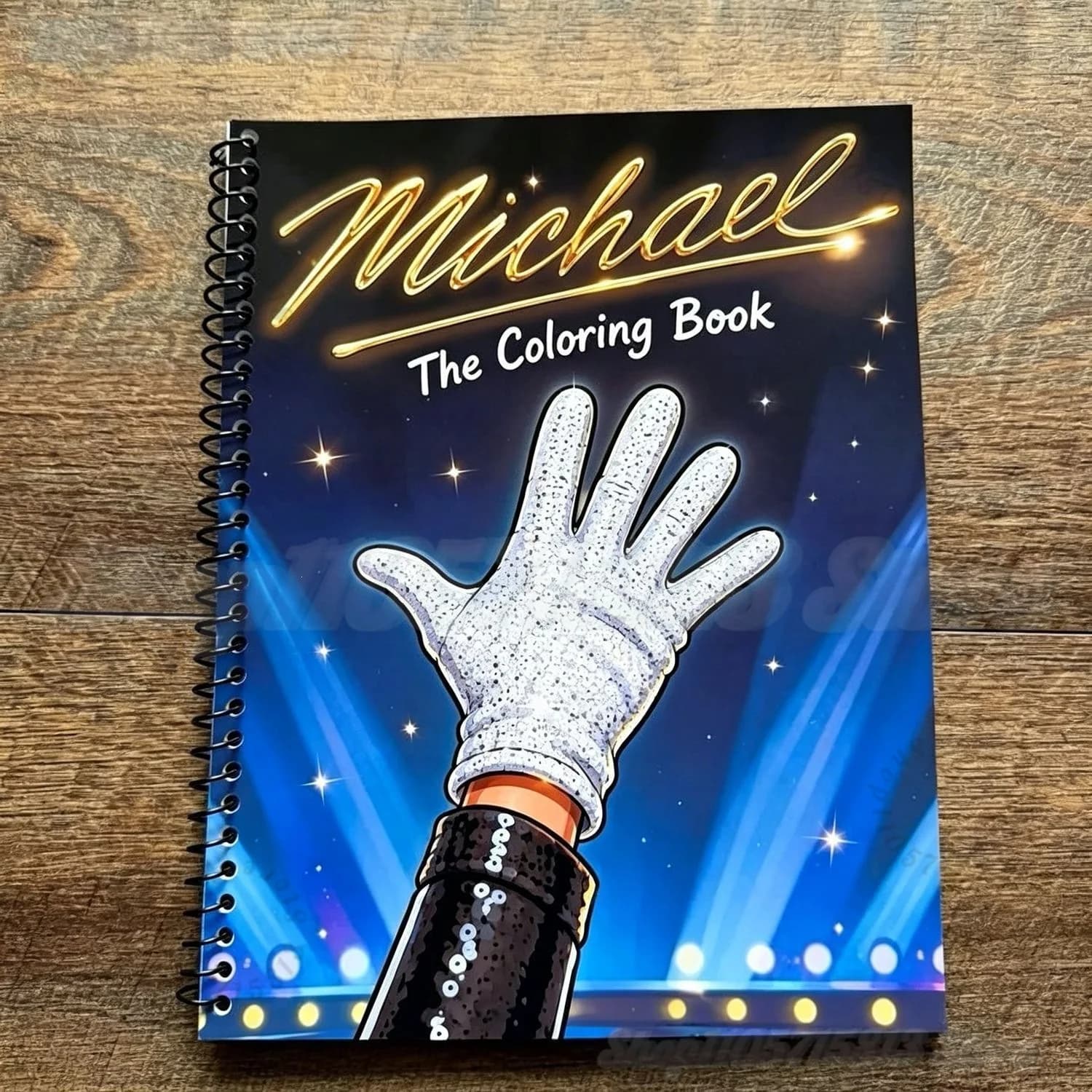 Michael Jackson The King Of Pop Adult Coloring Book Stress Relief Drawing Notebook Pop Music Fan Party Favor Gift