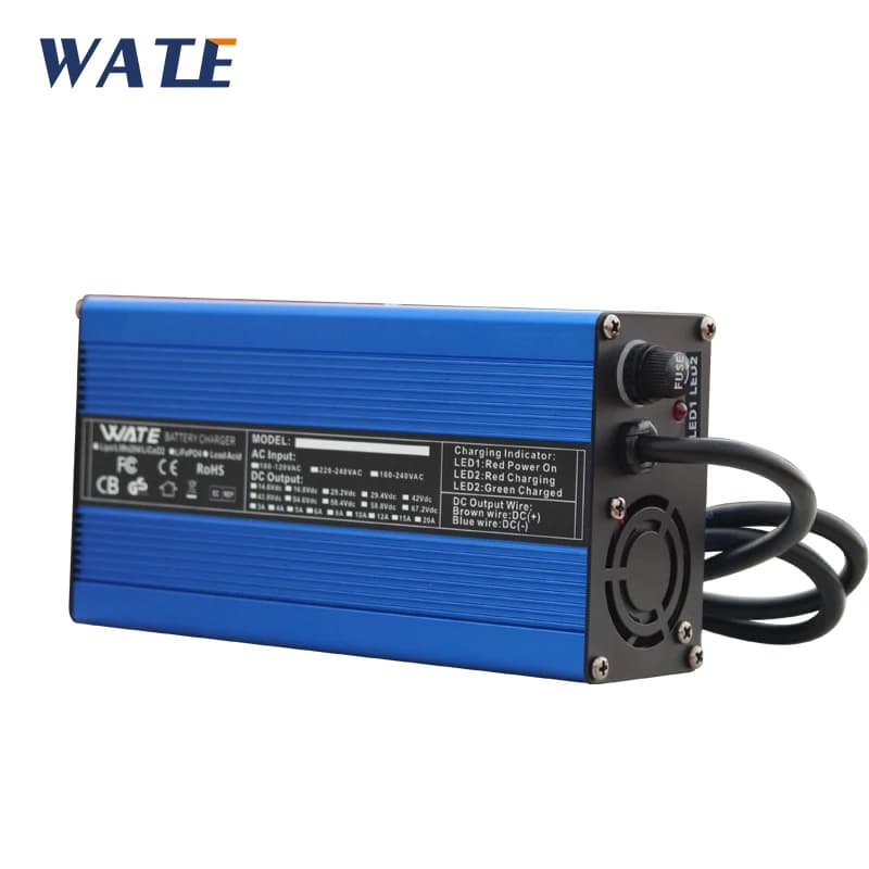 88.2V 3A Caricatore 77.7V Li-Ion Batteria Smart Charger Utilizzato per 21S 77.7V Batteria Li-Ion Ad Alta Potenza con il Ventilatore Caso di Alluminio