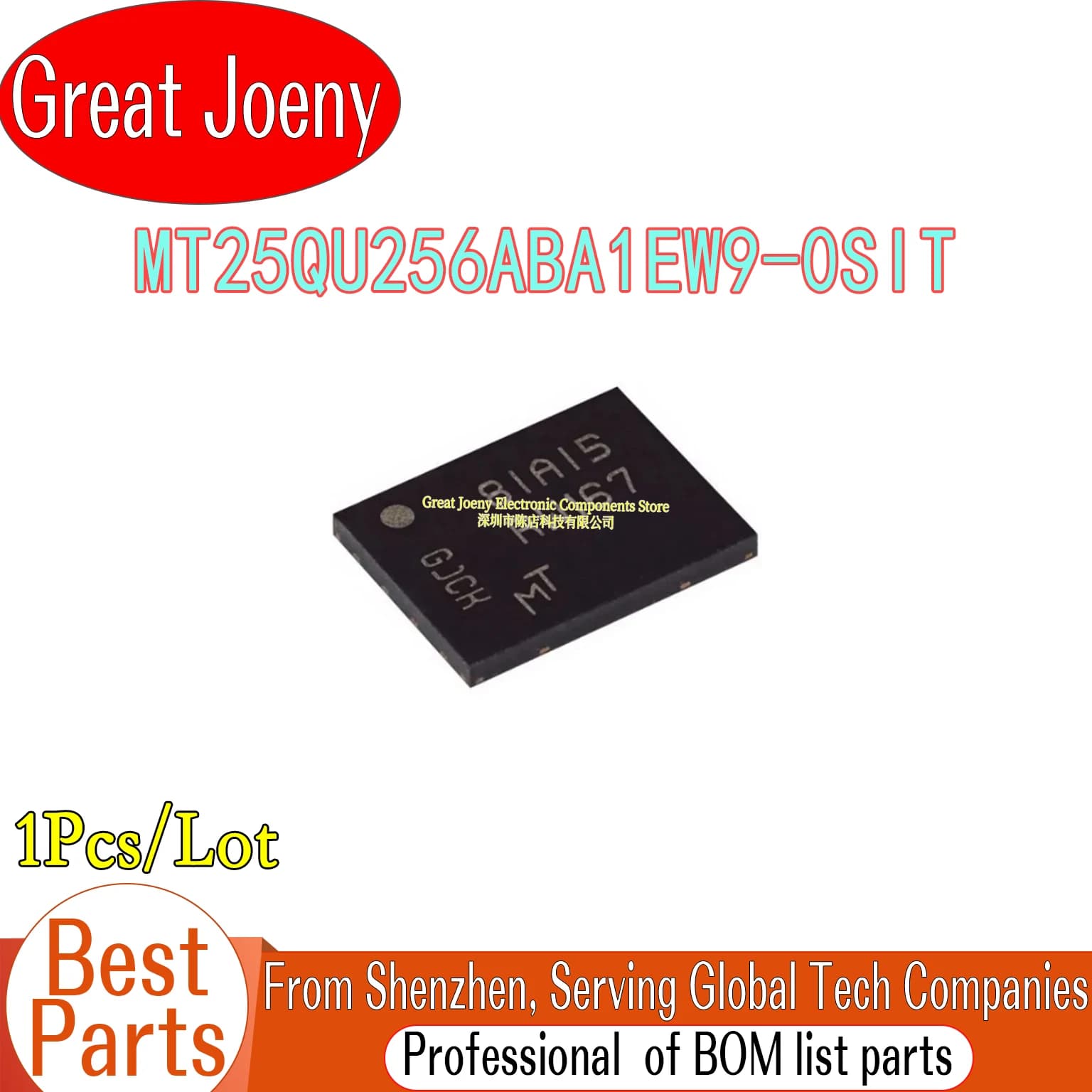 Chipset IC FLASH RW167 MT25QU256ABA1EW9-0SIT MT25QU256ABA1EW9 100% Nuovo Originale WPDFN-8
