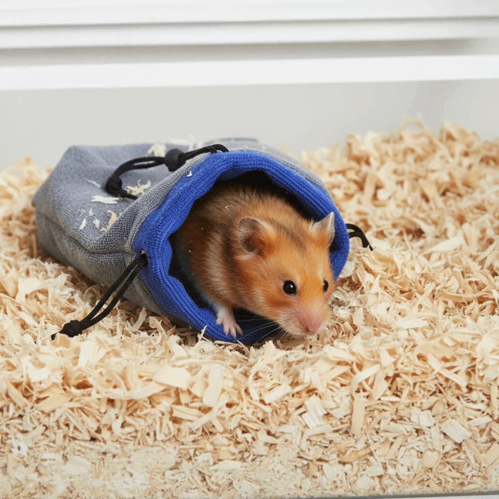Fast, Soft and Adjustable Home Animal Towel, for Cleaning and Bathing Furetti, Delicate on the Skin, Also usable as Pele Bag for Furetti and Small Animals