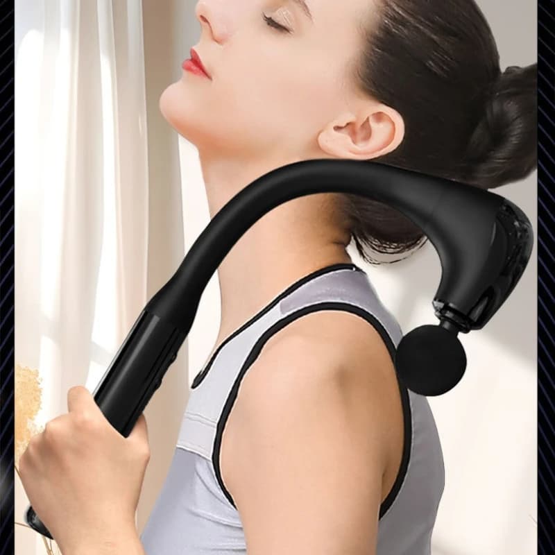 Portable Mini Electric Massage Gun, High-Frequency Hammering Percussion Massager for Muscle Relaxation Long Battery Life Durable