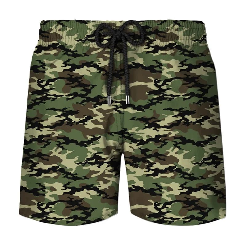 Pantaloncini da surf tattiche per fan militari mimetici russi da uomo pantaloni corti da spiaggia pantaloni da nuoto Hawaii costume da bagno pantaloncini da ghiaccio Cool