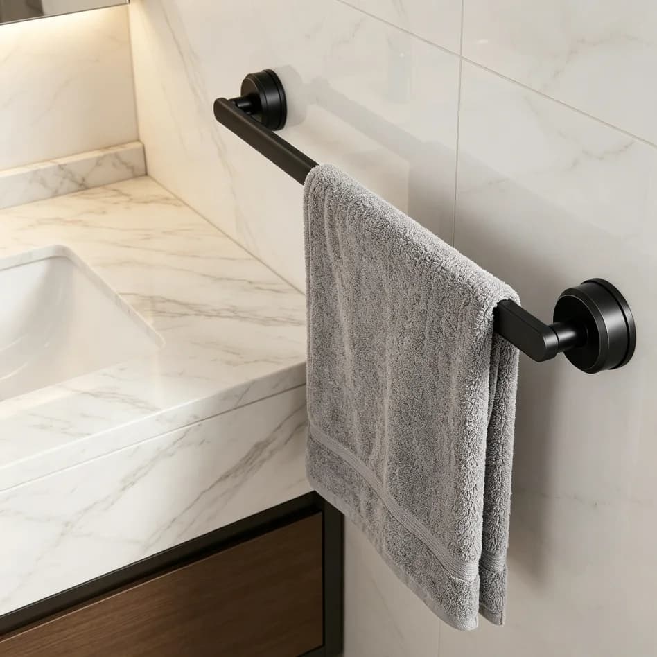 Towel Bar Towel Rack Suction Cup Wall-mounted Bathroom