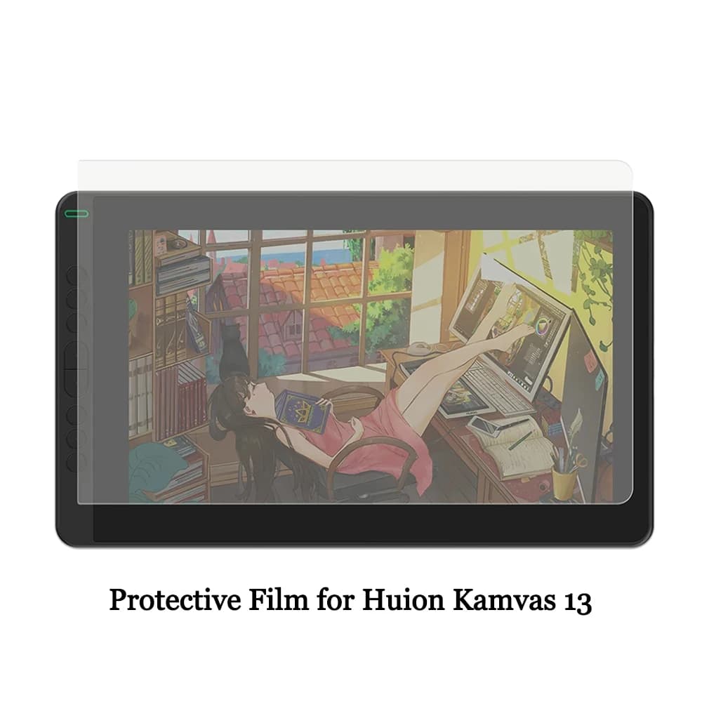 Pellicola protettiva antiriflesso adatta per monitor tablet grafico HUION Kamvas 13