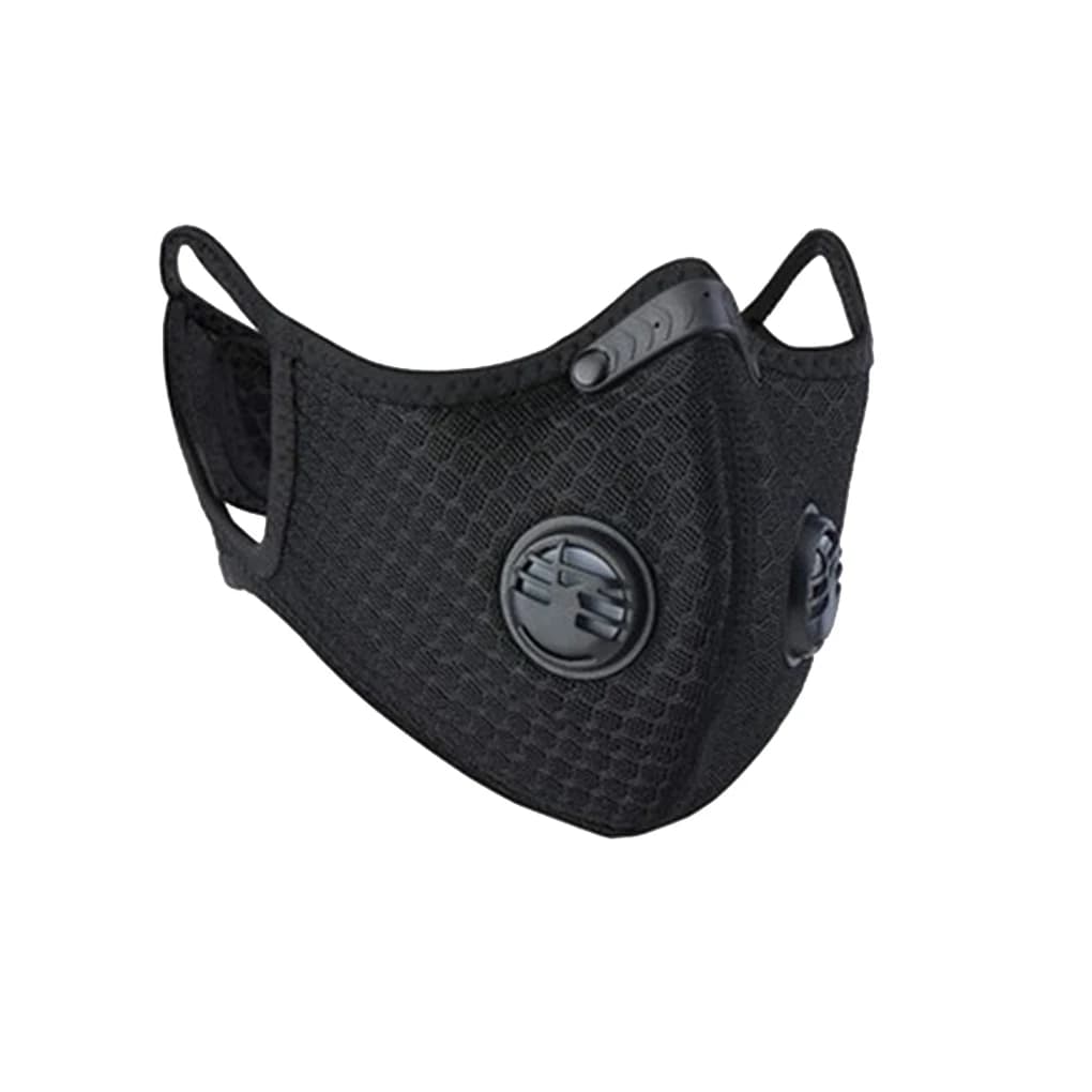 Maschera per il viso traspirante antivento da ciclismo con valvola dell'aria Maschera per la bocca da ciclismo invernale antipolvere e anti-foschia