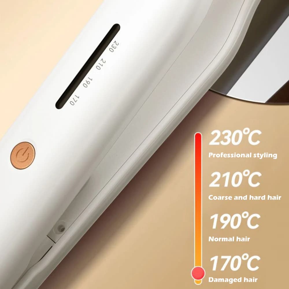 Professional travel hair plate, short hair, ceramic hair curler, hair styling, small ceramic flat iron styling tool
