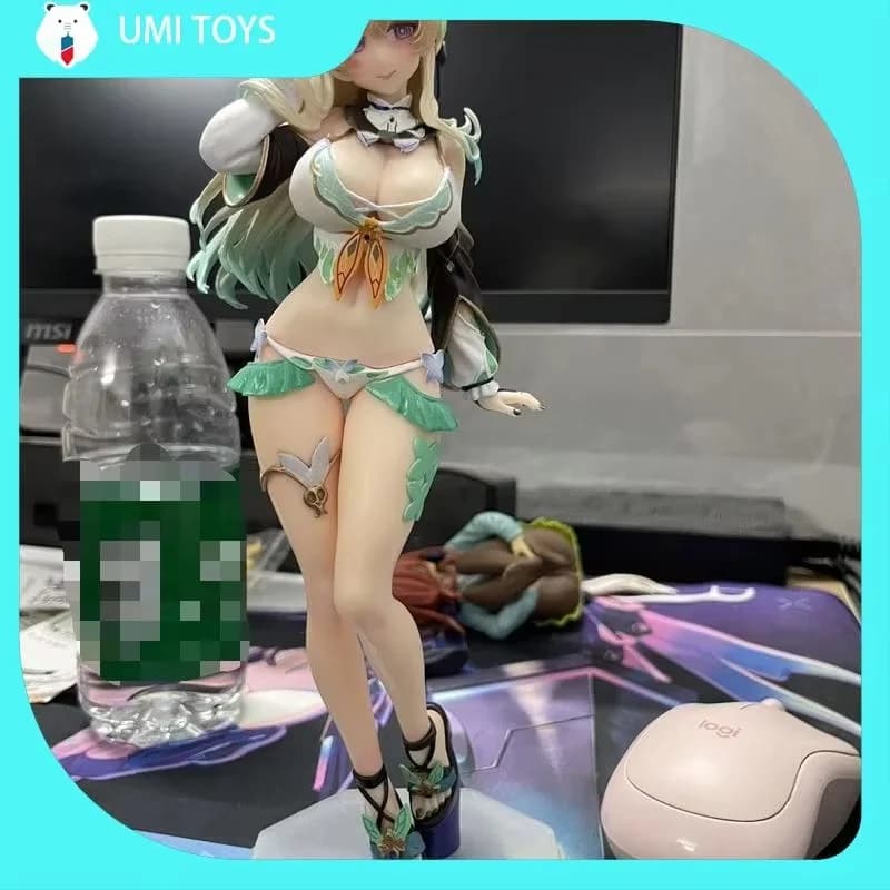 UMI TOYS Statuetta Anime Firefly di Honkai Star Rail 25cm in Costume da Bagno, Modellino da Collezione, Decorazione per Scrivania, Regalo per Fan di Anime