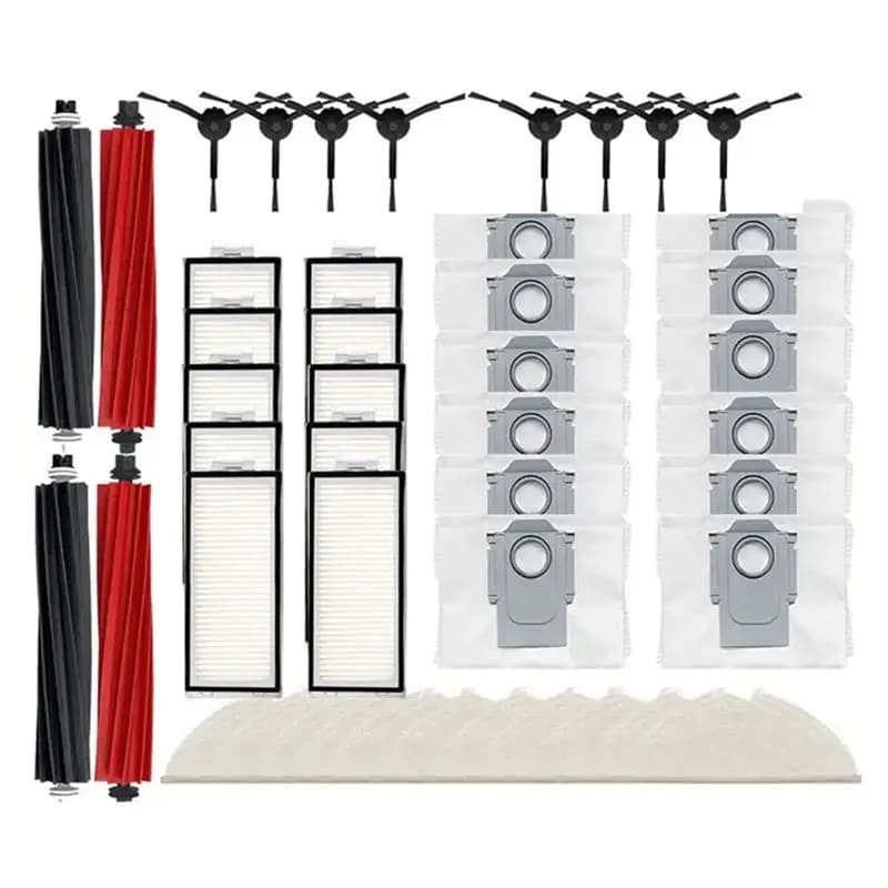 A20F-Per Roborock Q8 Max / Q8 Max+ Robot Aspirapolvere Spazzola Principale Laterale Filtro Panni per Mocio Sacchetto Polvere Accessori Ricambi