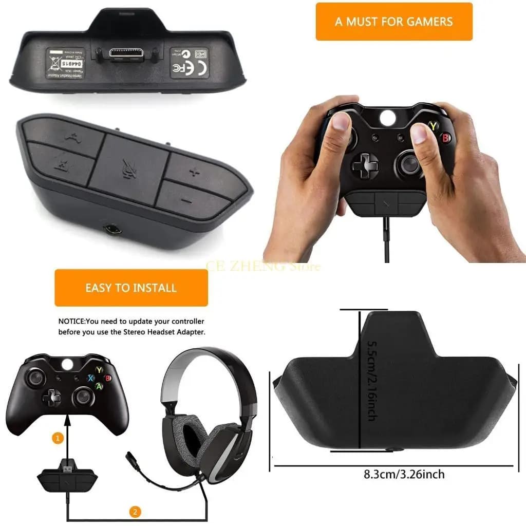 E56B game headphone adapter for controller game